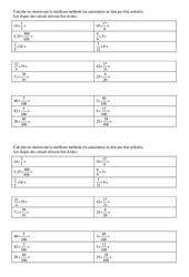 Exercice Multiplier un nombre par une fraction - Exercices : 8ème Harmos - PDF à imprimer