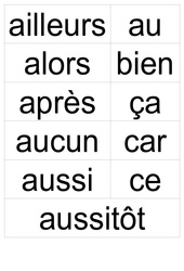 Mots outils , plastifier, et aimanter. - Affichages - Outils pour la classe : 3eme Harmos - PDF à imprimer