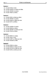 Arrondir des nombres décimaux - Exercices corrigés - Mathématiques - Soutien scolaire : 8ème Harmos - PDF à imprimer