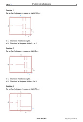 Échelles - Exercices corrigés - Mathématiques - Soutien scolaire : 9eme Harmos - PDF à imprimer