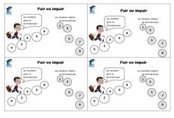 Pair ou impair - Cours, Leçon : 4ème Harmos - PDF à imprimer