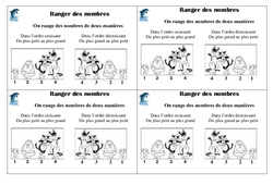 Leçon Ranger des nombres - Cours, Leçon : 4ème Harmos - PDF à imprimer