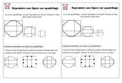 Quadrillage - Cours, Leçon : 4ème Harmos - PDF gratuit à imprimer