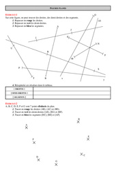 Exercice Géométrie - Exercices - Correction - Mathématiques : 8ème Harmos - PDF à imprimer