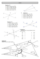 Angles - Exercices - Correction - Mathématiques - Géométrie : 8ème Harmos - PDF à imprimer