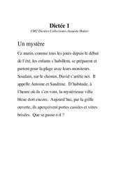 Dictées - Exercices - Orthographe - Français : 7ème Harmos - PDF à imprimer