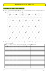 Triangles - Cours - Exercices - Géométrie - Mathématiques : 9eme Harmos - PDF à imprimer