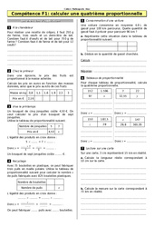 Proportionnalité - Cours - Exercices - Mathématiques : 10ème Harmos - PDF à imprimer