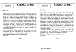 La lettre - Lecture - Textes prescriptifs, fonctionnels : 5ème Harmos - PDF à imprimer