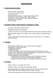 Repères chronologiques -   - Géographie : 8ème Harmos, 9eme, 10ème, 11ème Harmos - PDF à imprimer