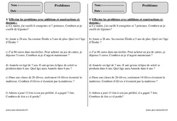 Problèmes - Exercices corrigés - Calcul - Mathématiques : 4ème Harmos - PDF à imprimer