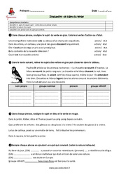 Sujet du verbe - Examen Evaluation - Bilan : 6ème Harmos - PDF à imprimer