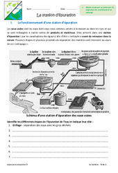 Station d'épuration - Exercices : 8ème Harmos - PDF à imprimer