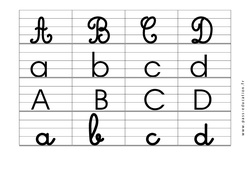 Alphabets - Affichages pour la classe : 1ère, 2ème Harmos, 3eme Harmos - PDF à imprimer