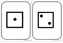 Cartes dés - Affichages pour la classe : 1ère, 2ème Harmos - PDF à imprimer