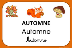 Automne - Saison - Affichages pour la classe : 1ère, 2ème Harmos, 3eme Harmos - PDF à imprimer