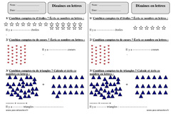 Dizaines en lettres - Exercices corrigés - Numération - Mathématiques : 4ème Harmos - PDF à imprimer