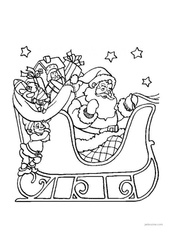 Coloriages - Noël : 1ère Harmos - PDF à imprimer