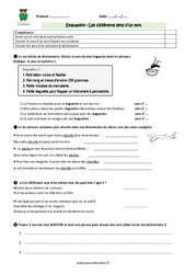 Différents sens d’un mot - Polysémie de mots - Examen Evaluation - Bilan : 6ème Harmos - PDF à imprimer