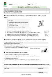 Différents sens d’un mot - Polysémie de mots - Examen Evaluation - Bilan : 7ème Harmos - PDF à imprimer