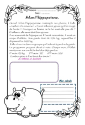 Exercice Situations problèmes - Cm1 - Petites histoires imaginaires - PDF à imprimer