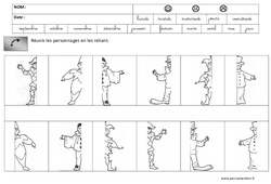 Discrimination visuelle - Lecture : 2ème Harmos - PDF à imprimer