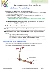 Fonctionnement de la trotinnette - Exercices : 8ème Harmos - PDF à imprimer