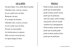 Pâques - Chants - Comptines - Fiches  : 1ère, 2ème Harmos - PDF à imprimer