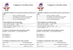 Verbe aller au futur - Exercices - Conjugaison - Français : 4ème Harmos - PDF à imprimer