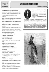 Le renard et le bouc - Jean de La Fontaine - Arts du langage - Histoire des arts : 6ème, 7ème Harmos - PDF à imprimer