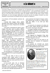 Cinq semaines en ballon - Jules Verne - Arts du langage - XIXe siècle - Histoire des arts : 6ème, 7ème Harmos - PDF à imprimer