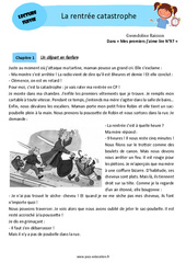 Catastrophe - Rentrée - Lecture suivie : 3eme, 4ème Harmos - PDF à imprimer