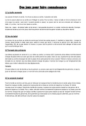 Des jeux pour faire connaissance - Jeux de la rentrée : 1ère, 2ème Harmos - PDF à imprimer