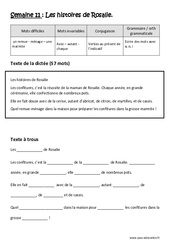 Verbes au présent de l’indicatif - Ecrire des mots avec a, o, i - Dictée préparée - A trous : 5ème Harmos - PDF à imprimer