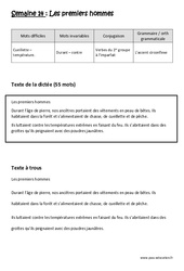 Verbes du 1er groupe à l’imparfait - Accent circonflexe - Dictée préparée - A trous : 5ème Harmos - PDF à imprimer