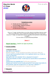 La politesse, le respect - Fiche de préparation : 3eme, 4ème Harmos - PDF à imprimer