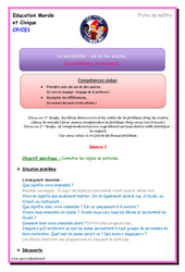 Séquence - Fiche de préparation La politesse, le respect - Séquence - Fiche de préparation : 3eme, 4ème Harmos - PDF à imprimer
