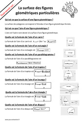 Comment calculer la surface d'un polygone ? : 4ème, 5ème, 6ème, 7ème Harmos - PDF à imprimer