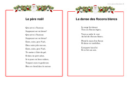 Noël - Poèmes : 3eme, 4ème Harmos - PDF à imprimer