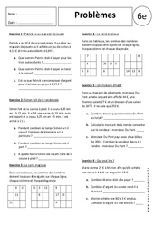 Additions - Soustractions - Problèmes - Exercices corrigés : 8ème Harmos - PDF à imprimer