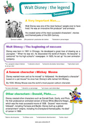 Walt Disney - Anglais - The Vadrouille Family - My English Pass : 6ème Harmos - PDF à imprimer