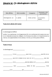 Verbes  au futur - Les consonnes doubles - Dictée préparée - A trous : 5ème Harmos - PDF à imprimer