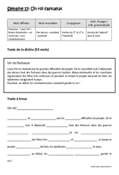 Exercice Verbes du 1er e groupe à l’imparfait - Accord de l’adjectif avec le nom - Dictée préparée 17 - A trous : 6ème Harmos - Cycle 3 - PDF à imprimer