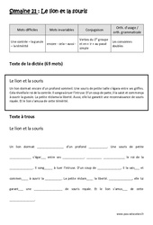 Verbes du 1er groupe et en - ir - au passé simple - Consonnes doubles - Dictée préparée - A trous : 6ème Harmos - PDF à imprimer