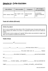 Exercice Verbes au passé simple - Consonnes doubles en début de mots - Dictée préparée 22 - A trous : 6ème Harmos - Cycle 3 - PDF à imprimer