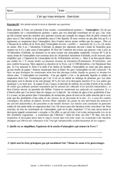 Composition de l’air - Exercices corrigés - Physique - Chimie : 10ème Harmos - PDF à imprimer