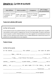 Verbes du 1er groupe et en - ir - au passé simple - Consonnes doubles - Dictée préparée - A trous : 7ème Harmos - PDF à imprimer