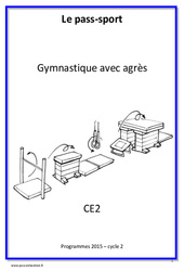 Gymnastique avec agrès - Cycle complet EPS : 5ème Harmos - PDF à imprimer