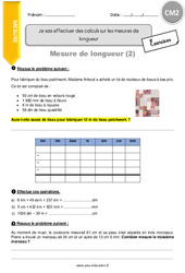 Comment effectuer des calculs sur les mesures de longueur - Exercices avec correction : 7ème Harmos - PDF à imprimer