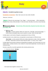 Body - Anglais - Billy, Doggy - My English Pass : 3eme Harmos - PDF à imprimer